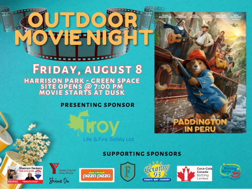 Event image Outdoor Family Movie Night - PADDINGTON IN PERU